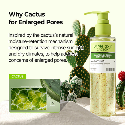 CACTOX Pore Relief Scrub Cleansing Oil