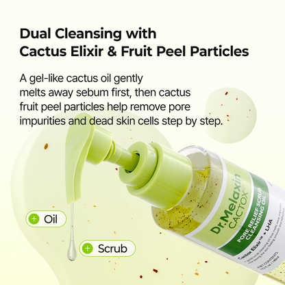 CACTOX Pore Relief Scrub Cleansing Oil