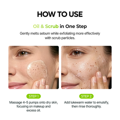 CACTOX Pore Relief Scrub Cleansing Oil