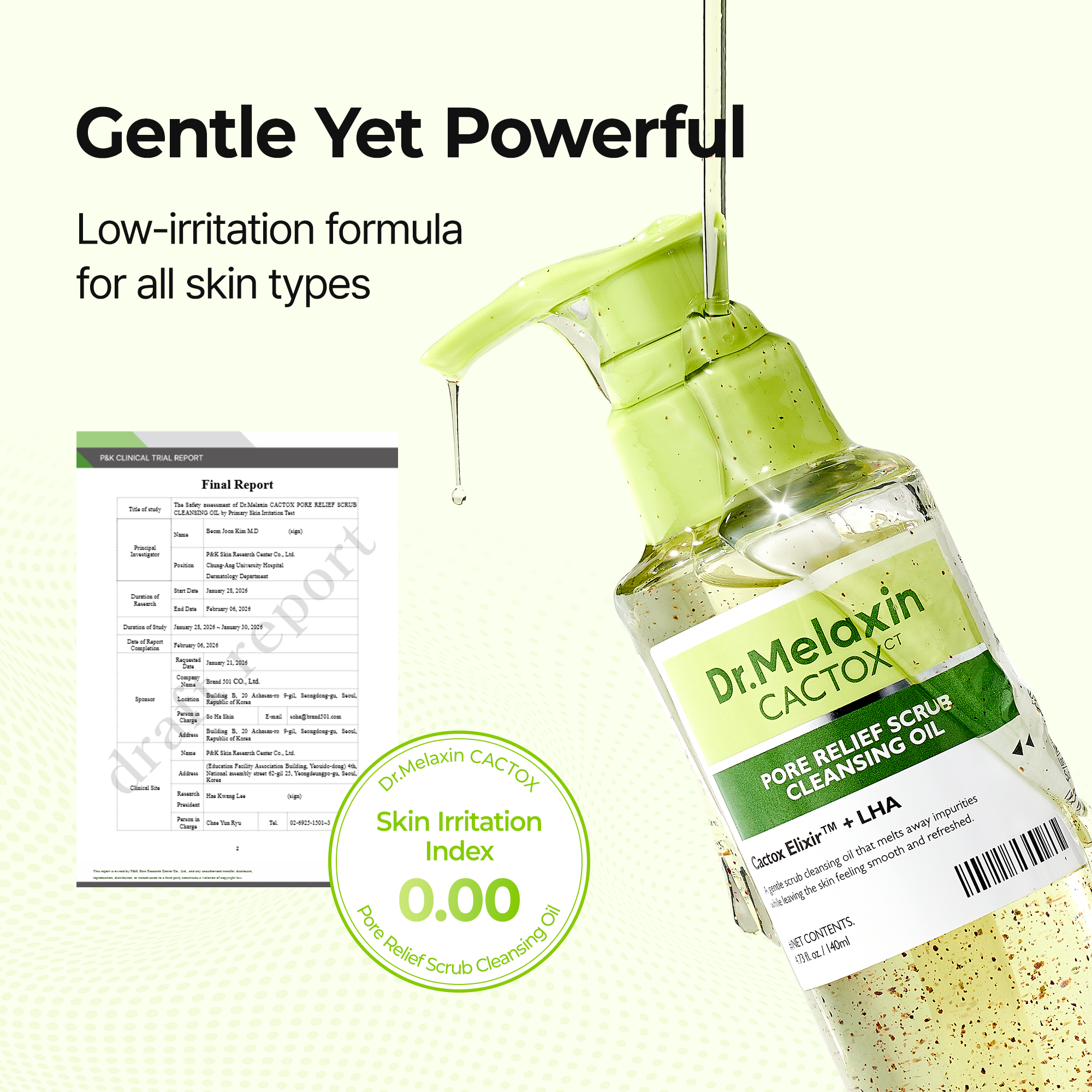 CACTOX Pore Relief Scrub Cleansing Oil