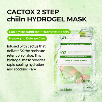 CACTOX De-Puffing Pore Tox Gel Mask 4EA